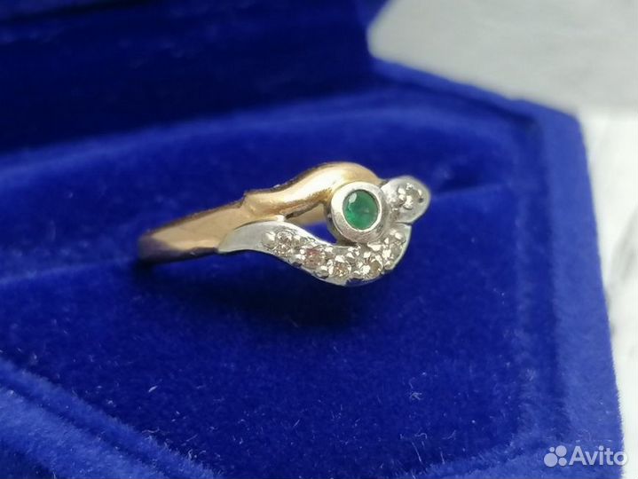 Золотое кольцо с Бриллиантом 585 пробы массой 2.19