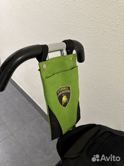 Велосипед с ручкой, велосипед-коляска lamborgini