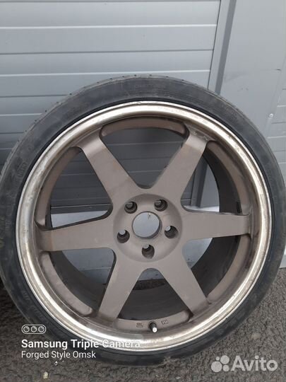 Rays TE37 реплика R19 5x114,3 лето Hankook 235/35