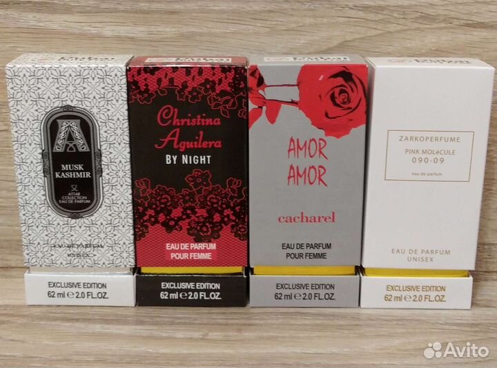 Парфюмерная вода женская и мужская 62 мл