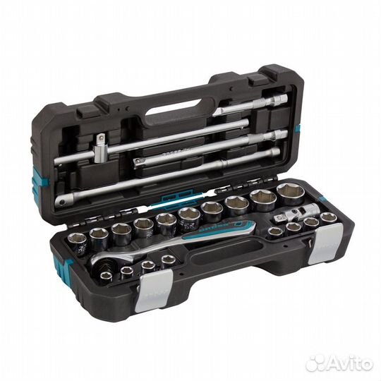 Набор инструментов 24 предмета, 120 зубьев, CrV, 1