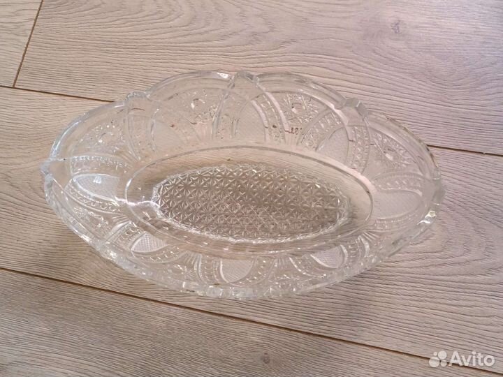 Хрустальная ваза для фруктов