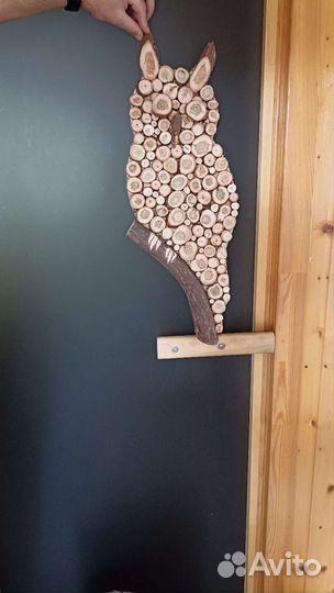 Сова из можжевельника разм 60*20