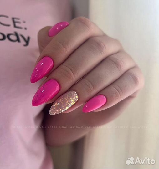 Маникюр гель лак, укреп, гелем, наращивание ногтей