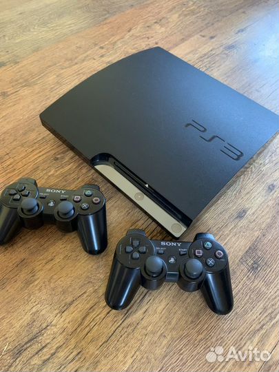 Sony PlayStation 3 Slim геймпады + 99 Игр