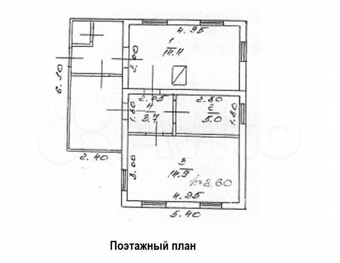 Дом 38 м² на участке 23 сот.