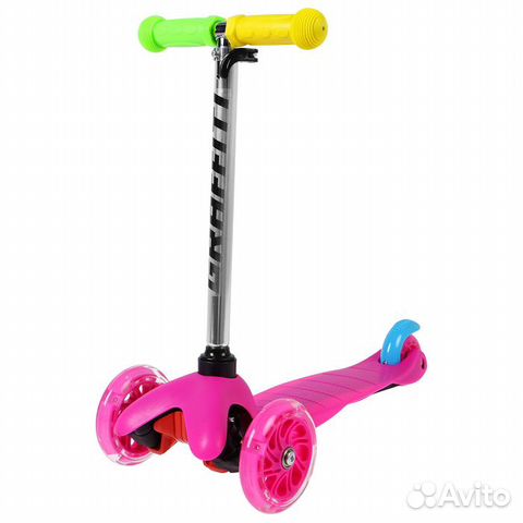 Самокат детский graffiti Pulpy розовый
