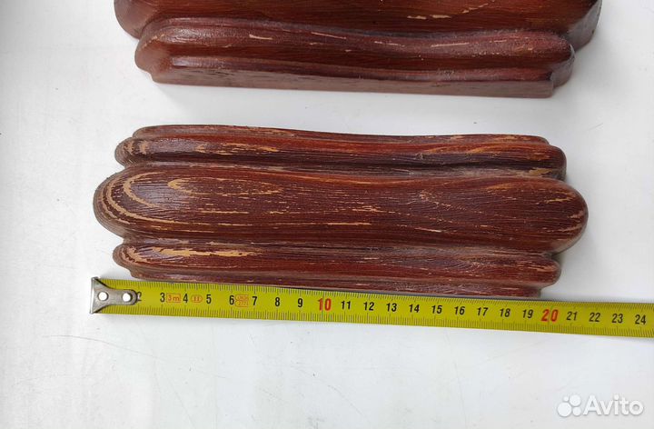 Деревянные накладки, декор 4 шт