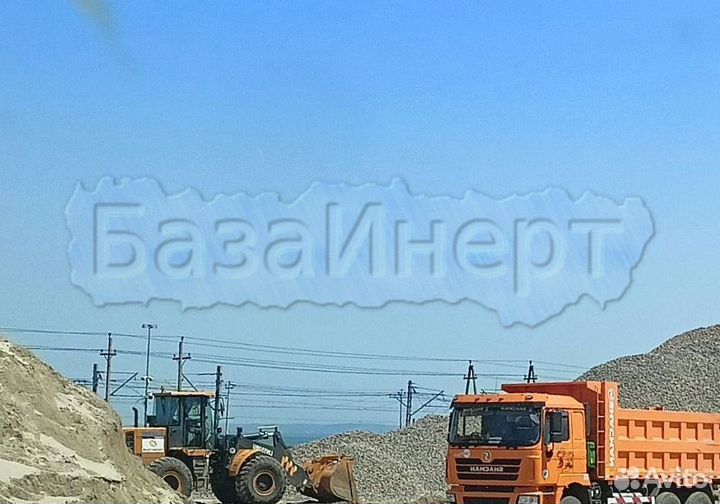 Окол бутовый камень отсев с доставкой