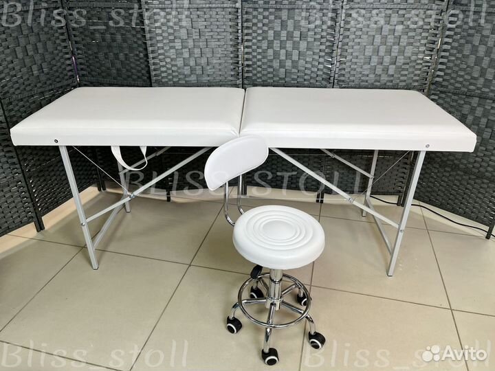 Кушетка и стул мастера со спинкой