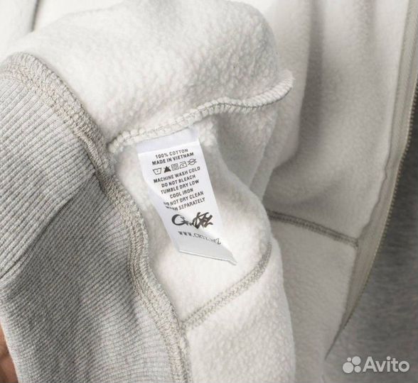 Зип худи corteiz серый классик