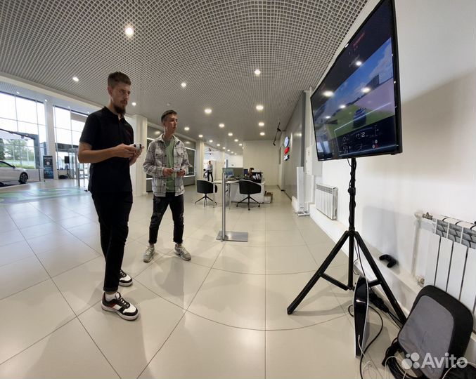 Аренда телевизора на стойке 55