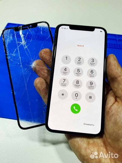 Замена, переклейка стекла iPhone, iPad, AppleWatch