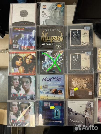 Cd диски новые русские и зарубежные