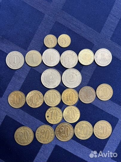 Монеты Югославии;Болгарии;Украины; Казахстана