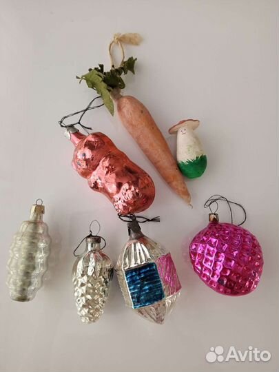 Елочные игрушки СССР