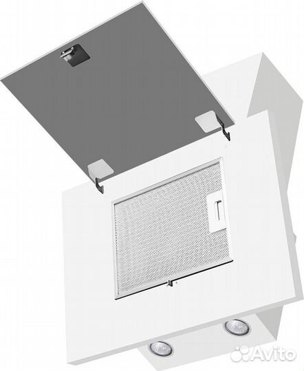 Вытяжка Weissgauff gamma 60 PB WH