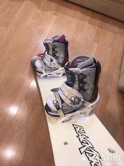 Сноуборд крепление 145 ботинки