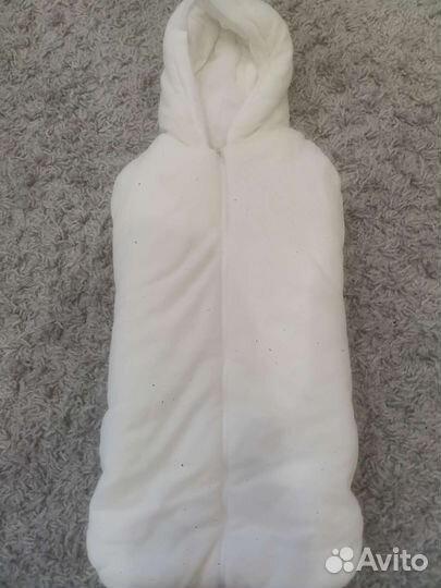 Конверт кокон зимний на выписку