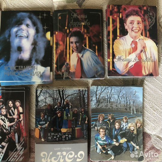 Карманные календарики, 90-91 гг, (музыканты)