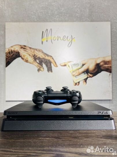Sony Playstation 4 Slim + 500 игр