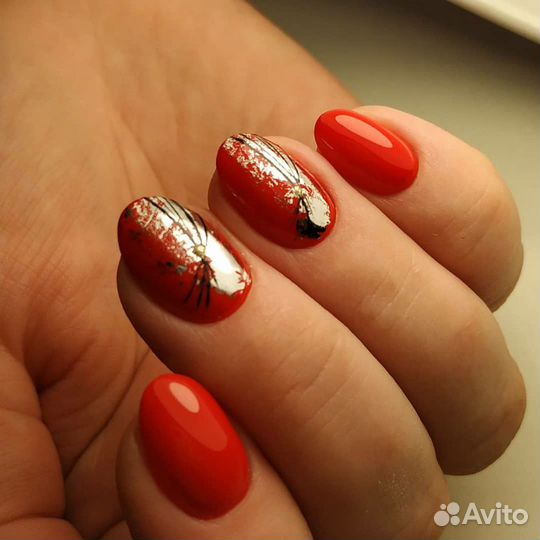 Маникюр, педикю, гель лак, укрепление, наращивание