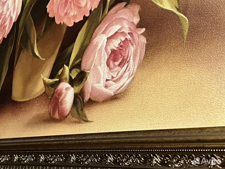 Картина маслом цветы