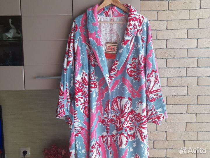 Халат махровый. ГДР. Винтаж