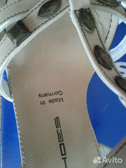 Босоножки натур.кожа р. 37