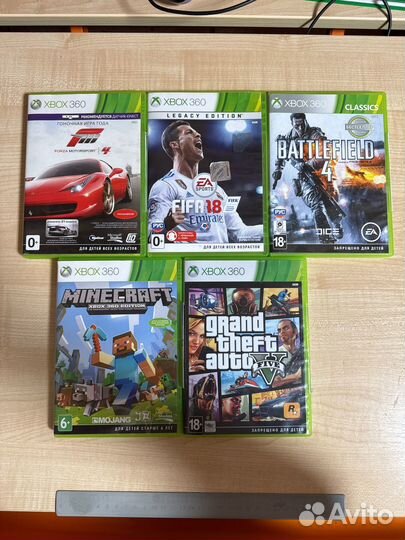 Xbox 360 игры на дисках Лицензия