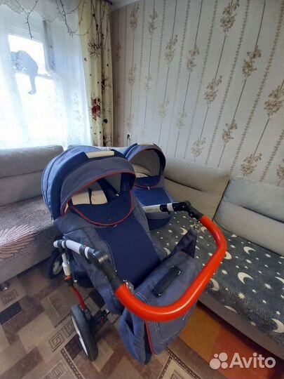 Коляска 2 в 1 adamex aspena