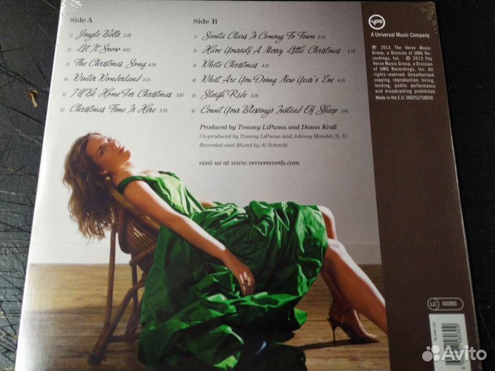 Diana Krall Christmas Songs винил новый