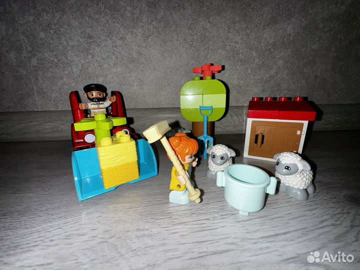 Lego duplo трактор и ферма