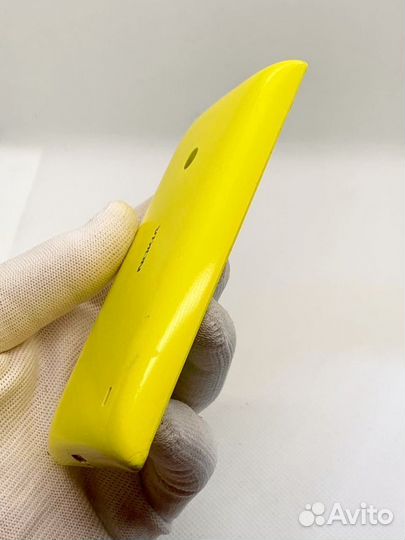 Nokia Lumia 520. Задняя крышка. Жёлтая. Ориг