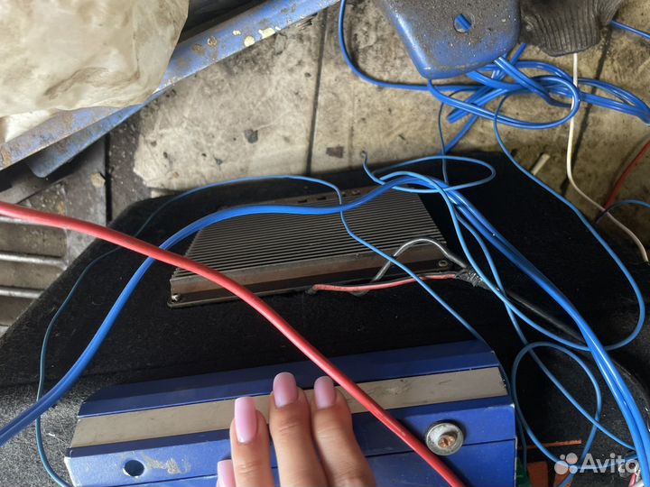 Сабвуфер mystery и усилок blaupunkt