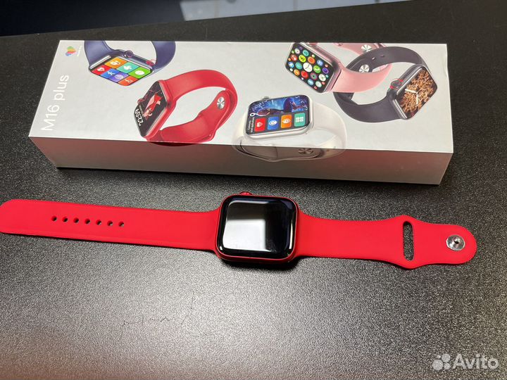 Smart watch M16 plus Red new