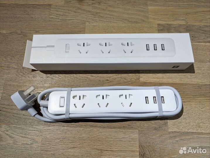 Сетевой фильтр Xiaomi Mi Power Strip 3 +3 usb