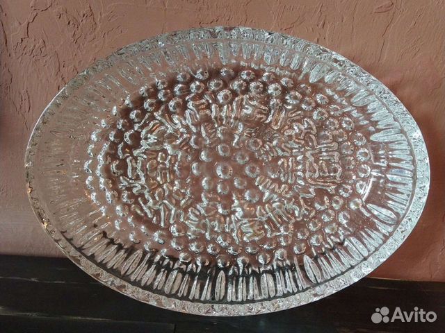 Хрусталь. Блюдо эпохи СССР. Без сколов