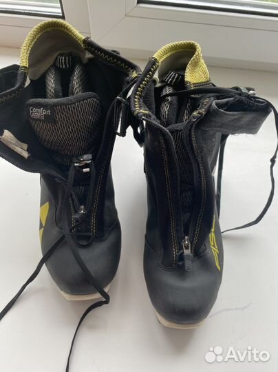 Лыжные ботинки fischer jr combi