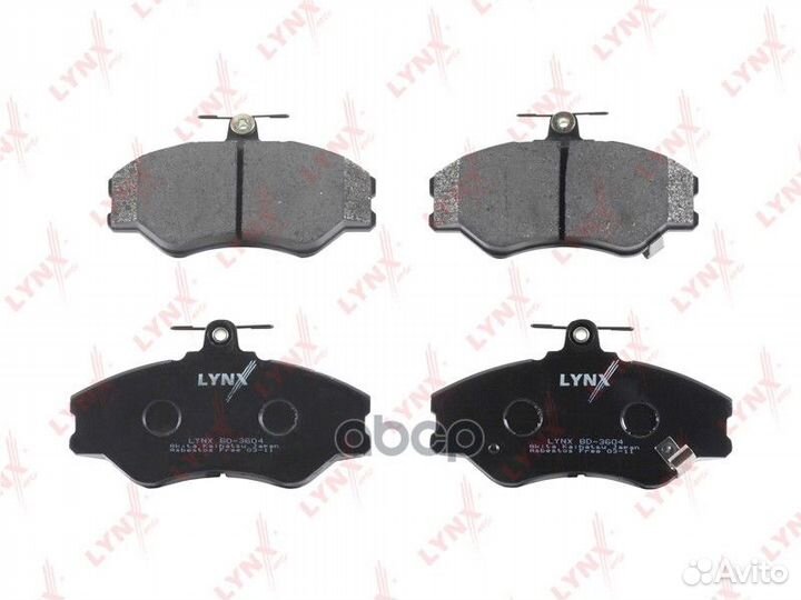 Колодки тормозные дисковые перед BD3604 LYN