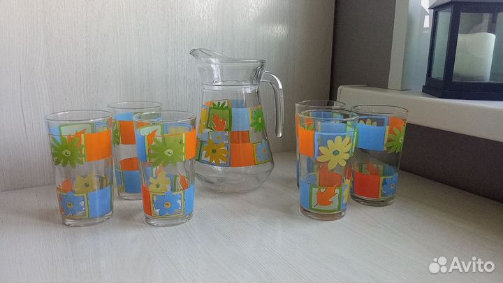 Набор кувшин и стаканы luminarc