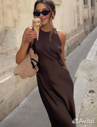 Шелковое платье