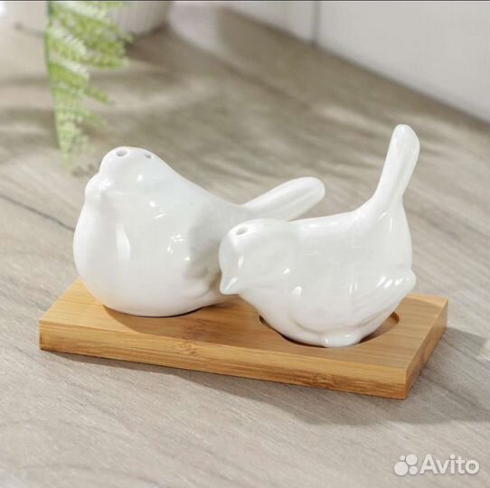 Набор для специй фарфор Птички