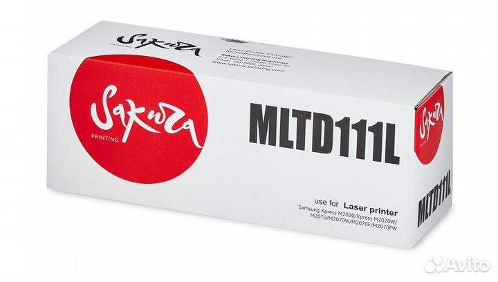 Картридж mltd111L для Samsung, sakura