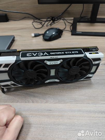 Видеокарта evga GTX 1070