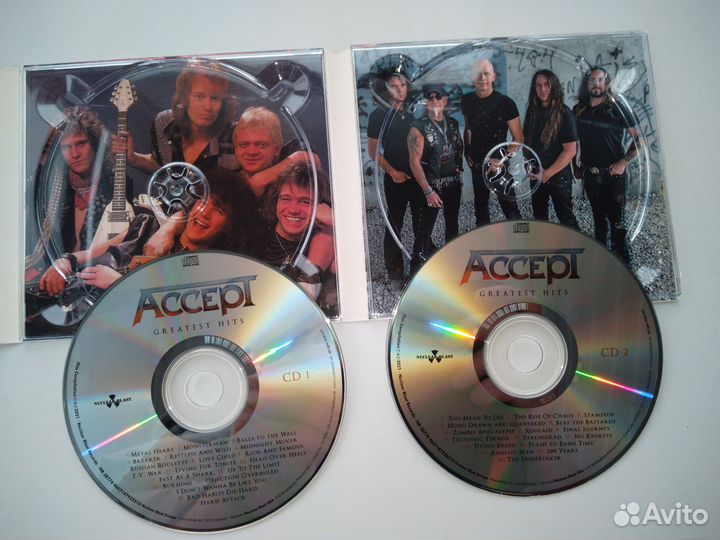 2 CD диска. Accept. Greatest hits