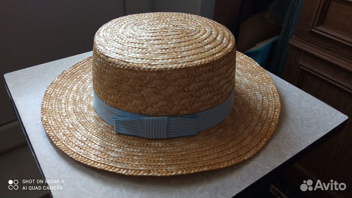 Шляпа для девочек соломенная