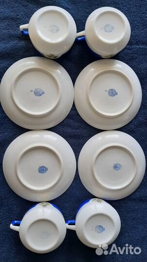 Чайный сервиз. Вербилки. 30 е. Редкость
