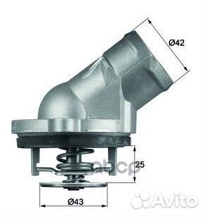 TI 45 87D термостат MB W202/W203/W210/W220/W16