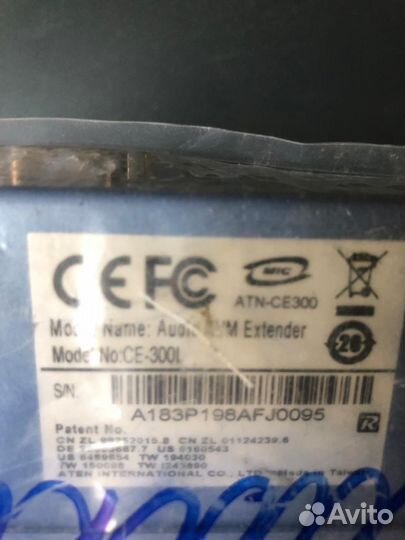Удлинитель audio kvm extender се300 L